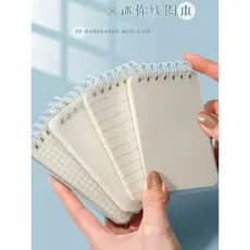 A7 pequeno caderno portátil Mini estudante nota bolso bobina caderno palavra caderno lição de casa registro livro