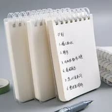 A7 pequeno caderno portátil Mini estudante nota bolso bobina caderno palavra caderno lição de casa registro livro
