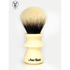 ARNO-Bone Branco Cidade Proibida-2 Barbear Molhado Masculino Especial Dois Texugo Cabelo Barba Escova Barba Varrendo Esc