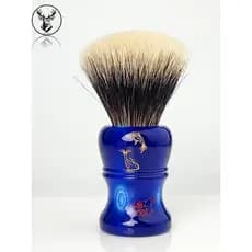 ARNO-Sunny Koi Koi Buffalo Barbeador Molhado Masculino Especial Dois Cabelos de Texugo Escova de Barba Escova de Barbear