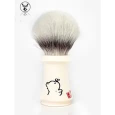 ARNO-clara de proteína branca, barbear molhado masculino, especial, dois texugos, escova de barba, escova de barbear