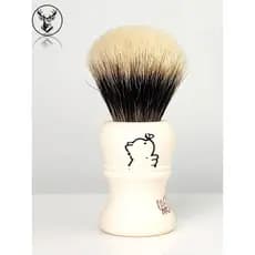 ARNO-White Protein Buffalo Barbeador Molhado Masculino Especial Dois Cabelos de Texugo Escova de Barba Escova de Barbear