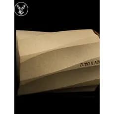 ARNO-Latão Sandblasted Horned Whale Especial Homens Barbear Molhado Especial Dois Texugo Cabelo Barba Escova de Barba de