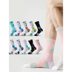 Esportes profissionais meias de Fitness correndo maratona meias médias altas outono inverno toalha inferior engrossado A