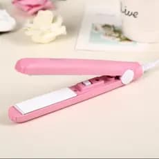 Mini alisador de cabelo tala elétrica portátil cabeleireiro franja clipe reto modelador de cabelo Perm vara