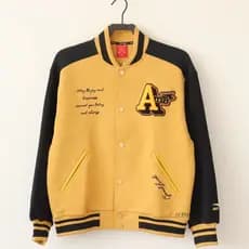 Anta Jaqueta masculina com gola alta, uniforme de beisebol, cardigã Casual solto, top de malha152518701SS