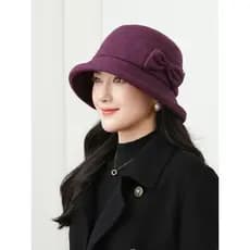 Chapéu balde feminino High-End sentimento idosos chapéu feminino avó feminino chapéu moda primavera outono estilo senhor