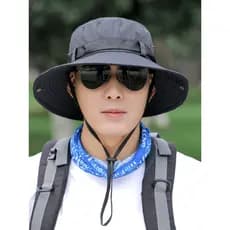 2026 novo estilo chapéu masculino verão protetor solar Anti-ultravioleta chapéu de sol ao ar livre montanhismo pesca cha
