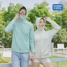 Nylon gelo seda protetor solar roupas das mulheres dos homens mesmo estilo ao ar livre verão à prova de ultravioleta rou
