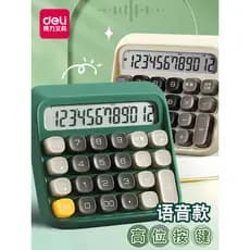 Calculadora de voz poderosa para uso financeiro Teclado alto de alta aparência Calculadora portátil para uso em escritór