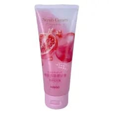 Produto famoso arroz havaiano romã jasmim pêssego fragrância grão fino esfrega fresco rejuvenescimento da pele esfoliant