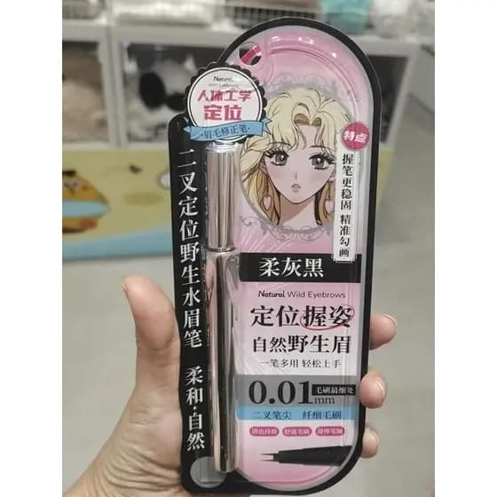 Famoso bom produto posicionamento de duas pontas selvagem ergonômico estudante mancha de água lápis de sobrancelha macio