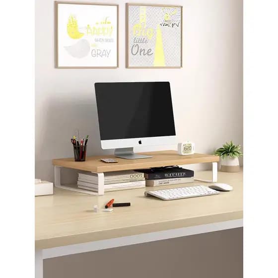 Suporte para Monitor de computador, rack de aumento de tela de mesa, suporte para Notebook, suporte de armazenamento de