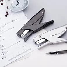 Deli 0346 Grampeador portátil que economiza trabalho Grampeador espesso Grampeador de camada grossa No. 12 grampos de en