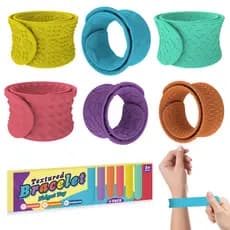 FidgetToys adulto textura tapa pulseira de Silicone crianças tapa anel pressão ponta do dedo descompressão ansiedade fec
