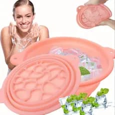 Banheira Facial dobrável, banheira de Spa, prato lavável para fazer gelo de Silicone para máquina de lavar louça com fab