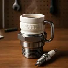 Caneca de vela de ignição transfronteiriça, novo estilo, adequada para fãs de carro, coleção exclusiva, Original, vela d