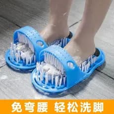 Ferramenta útil para lavagem de pés, sapatos preguiçosos para escovação de pés, chinelos, pedra para esfregar os pés, in