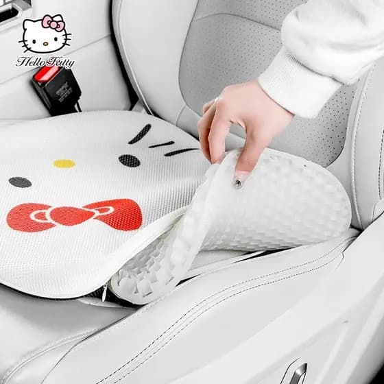 Hellokitty Co-Branded Gel favo de mel almofada de assento de carro quatro estações Universal verão Interior do carro ven
