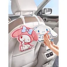 Sanrio Co-Branded toalha de carro toalha de mão do carro toalha de carro engrossado toalha de carro Coral velo toalha de