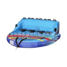 Novo produto água inflável trator de quatro pessoas sofá de água inflável barco inflável iate trator barco sofá inflável
