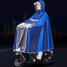 Em nome do motorista equitação capa de chuva dedicada dobrável veículo autoelétrico Extra grande masculino feminino long