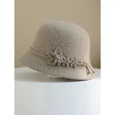2025 outono inverno chapéu de lã feminino temperamento Retro balde chapéu quente All-Match bacia chapéu moda topo chapéu
