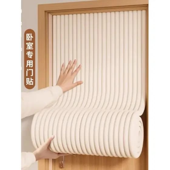 Adesivo de porta de algodão com isolamento acústico, algodão Super absorvente de som, autoadesivo, janela de porta domés