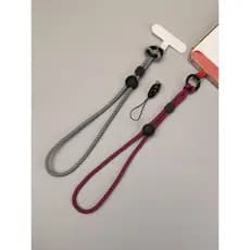 Cordão para celular estilo curto alça de pulso de comprimento ajustável requintado alça unissex influenciador novo estil
