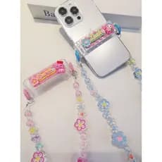 Cordão para celular longo cross-body coelho clipe traseiro para celular influenciador de corrente Street Wear cordão par
