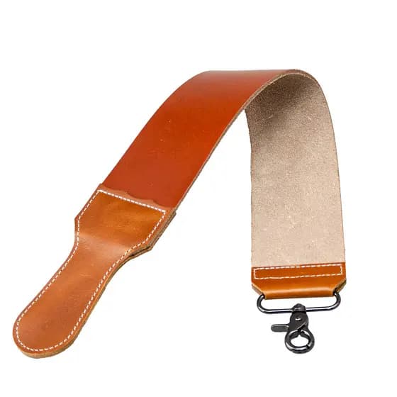 Grandslam faca de balanço de couro de primeira camada, pano reto, navalha Manual, pano de afiação, navalha à moda antiga