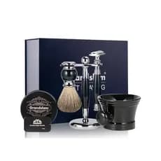 Conjunto de navalha Manual de dupla face, à moda antiga, caixa de presente masculina, embalagem Tanabata, dia dos namora