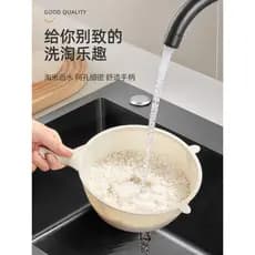 Taomi ferramenta útil peneira de lavagem de arroz bacia de lavagem de arroz escorredor de cozinha Ultra-fino filtro de f