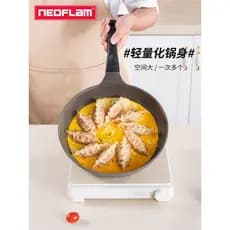 Neoflam frigideira antiaderente frigideira wok bife frigideira coreano wok fogão de indução doméstico Universal