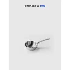 TIGERCAT Panela de aço inoxidável espessada para uma pessoa Omelete Panela especial antiaderente Mini óleo quente espirr