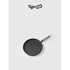 Frigideira de ferro fundido TIGERCAT, frigideira de ferro de porco, não revestida, antiaderente, panqueca, panqueca, Piz