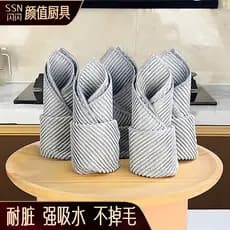 Pano de limpeza de escama de peixe Mesa de limpeza Toalha de mesa de limpeza doméstica absorve água sem fiapos limpando