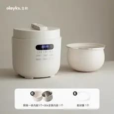 Olayks olayks Perfeição Instantânea Panela de Pressão Não Revestida Doméstica 5L Panela de Arroz Panela de Pressão