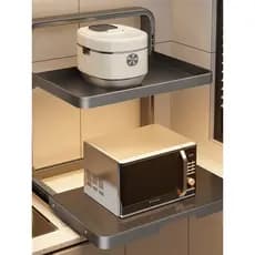 Ermo rack de forno de microondas multifuncional Eletrodomético armazena