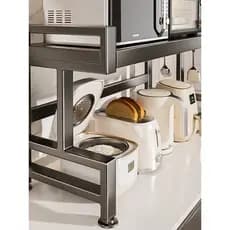 Cozinha microondas rack bancada multifuncional panela de arroz suporte eletrodomésticos forno rack armazenamento integra