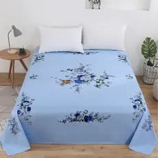 Lençol de algodão puro estampado nostálgico à moda antiga peça única Kang Single Old Shanghai National Sheet Algodão pur