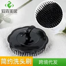 Cross-Border venda quente cor plástico shampoo escova adulto redondo massagem pente shampoo pente couro cabeludo cabeça