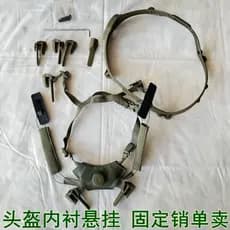 Tamanho genuíno do trilho do capacete novo estilo sistema pendurado forro queixo cinta modificado acessórios pino fixo