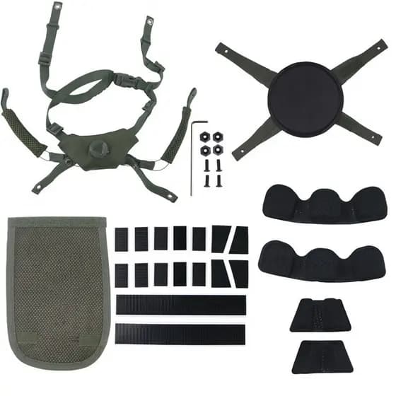 Novo estilo novo estilo MY9 forro de capacete tático esponja de Velcro pendurado forro de pasta de capacete conjunto com