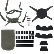 Novo estilo novo estilo MY9 forro de capacete tático esponja de Velcro pendurado forro de pasta de capacete conjunto com