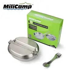 Lancheira de piquenique ao ar livre multifuncional 304 lancheira de aço inoxidável utensílios de mesa acampamento portát