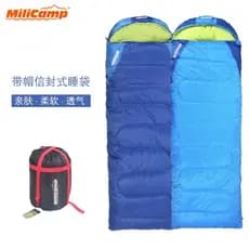 Mike saco de dormir adulto masculino acampamento ao ar livre inverno único viagem interior quente adulto puro algodão en