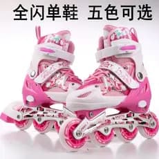 Suporte OEM patins infantis patins Inline Flash completo ajustável liga de alumínio patins pronto estoque
