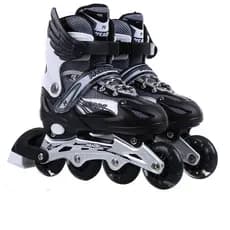 Patins crianças piscando patins Inline patins ajustáveis homens mulheres