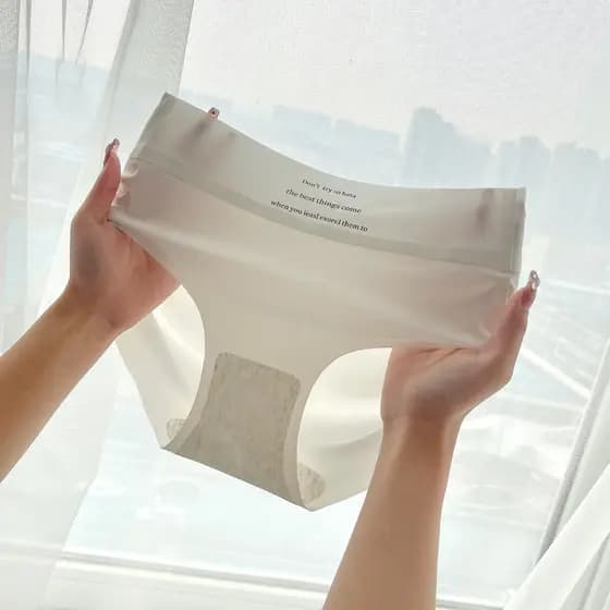 Verão seda legal ~ cintura média luz barriga estreita não-ondulação antibacteriano pêssego quadril 3D seda gelo sem cost